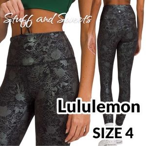 Lululemon Wunder Under Tight 25” *Shine LFIR SIZE 4